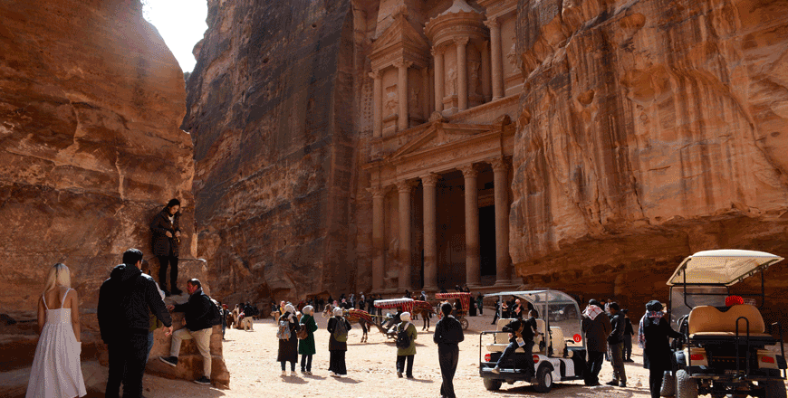 Jordan ranks 8th globally in int'l tourism receipts growth